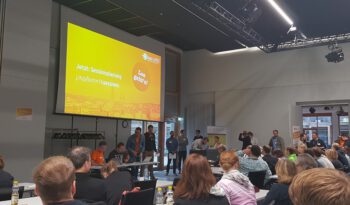 Foto der Sessionplanung eines Barcamps