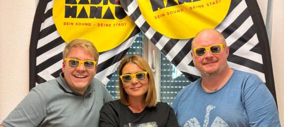 Samuel und Roland bei Radio Hanau